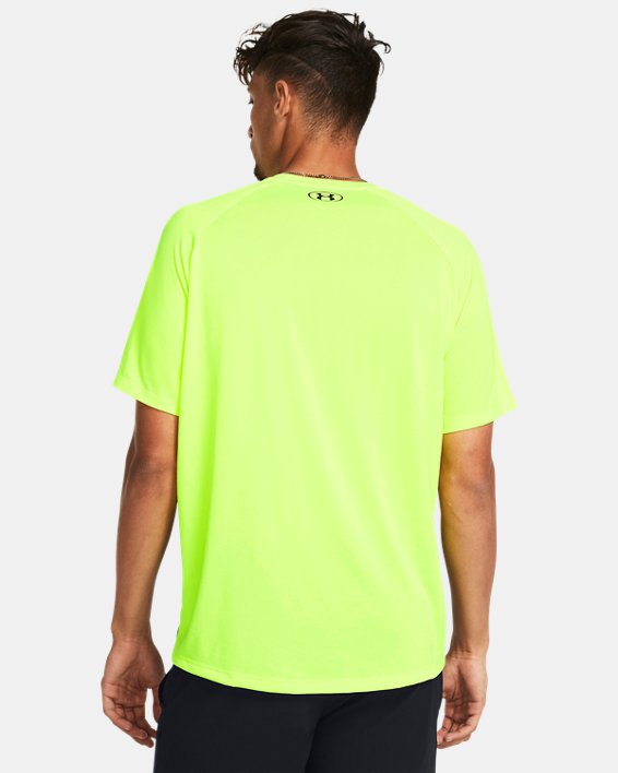 Camiseta de manga corta UA Tech™ Fade para hombre, Yellow, pdpMainDesktop image number 1